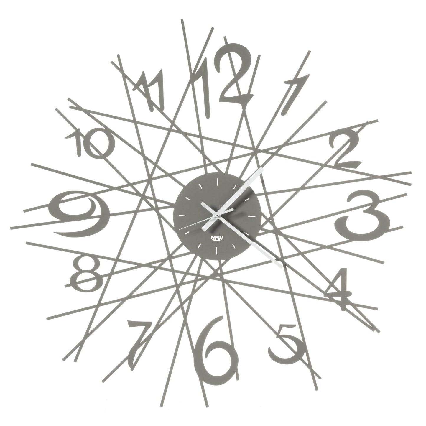 Orologio di design da parete Zig Zag Arti E Mestieri