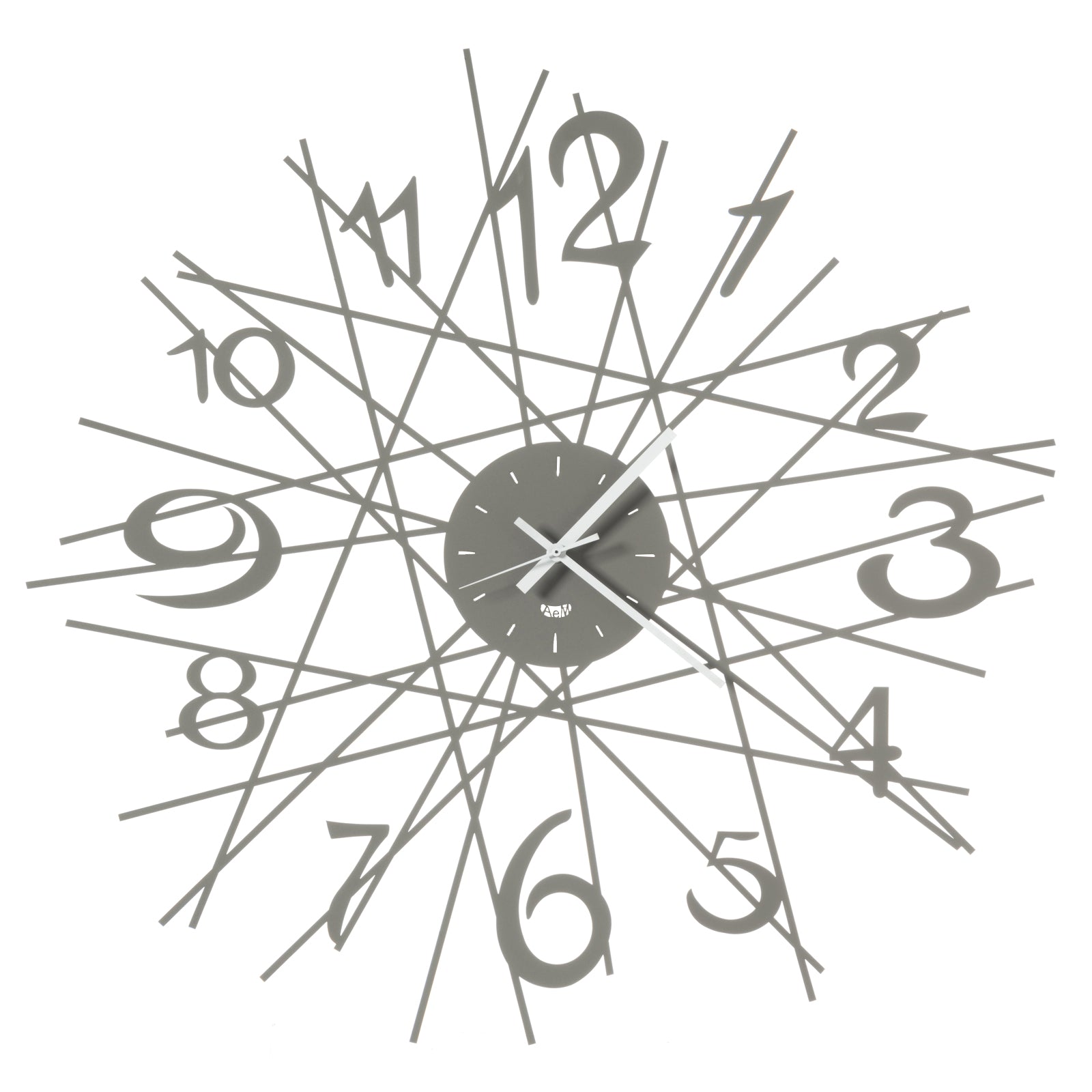 Orologio di design da parete Zig Zag Arti E Mestieri