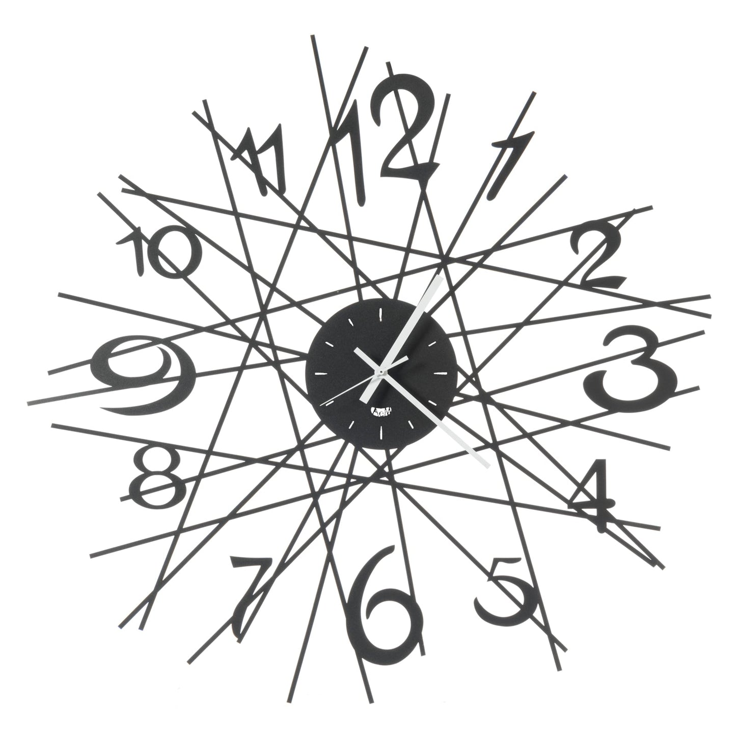 Orologio di design da parete Zig Zag Arti E Mestieri