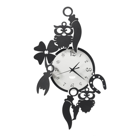 Orologio da parete di design portafortuna Good Luck Arti E Mestieri