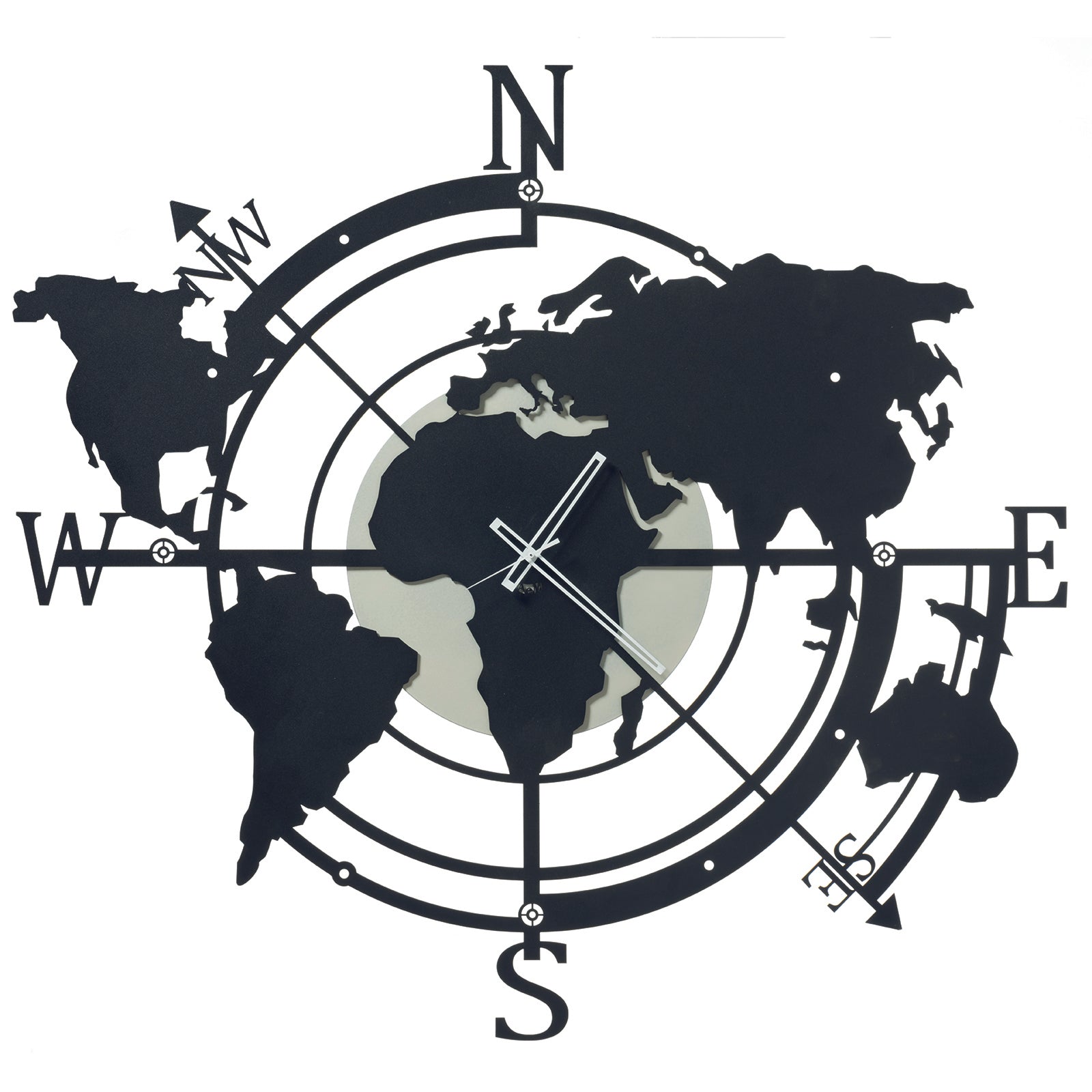 Orologio di design da parete Planisfero grande Arti E Mestieri