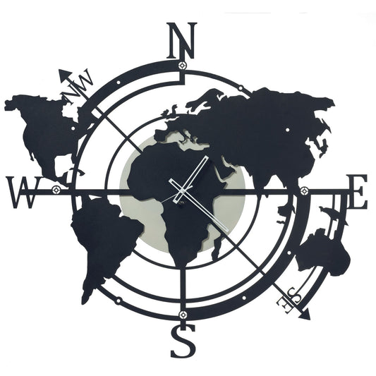 Orologio di design da parete Planisfero grande Arti E Mestieri