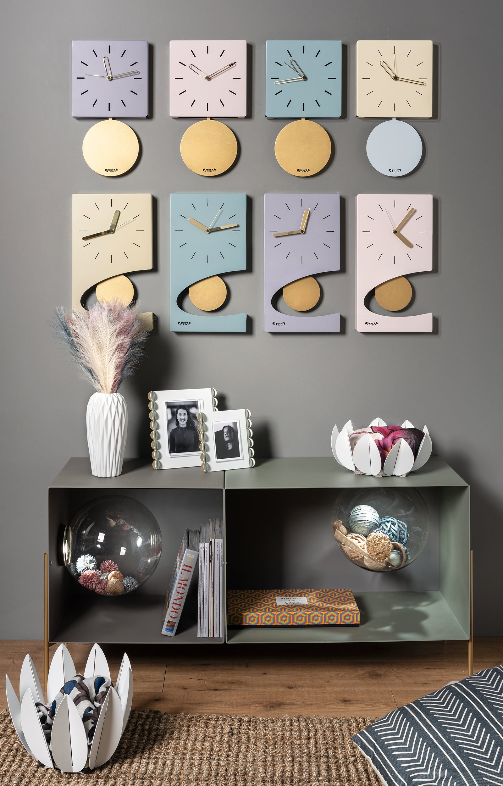 Orologio da parete di design Grace pendolo Arti E Mestieri