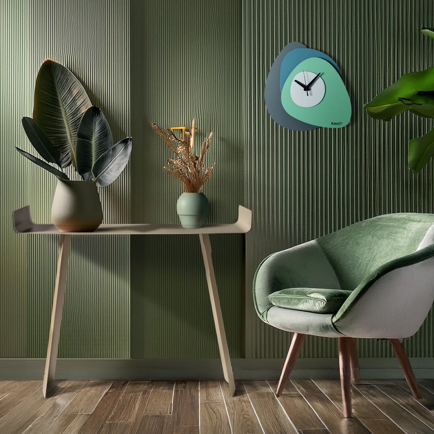 Orologio di design minimal Grease Arti E Mestieri