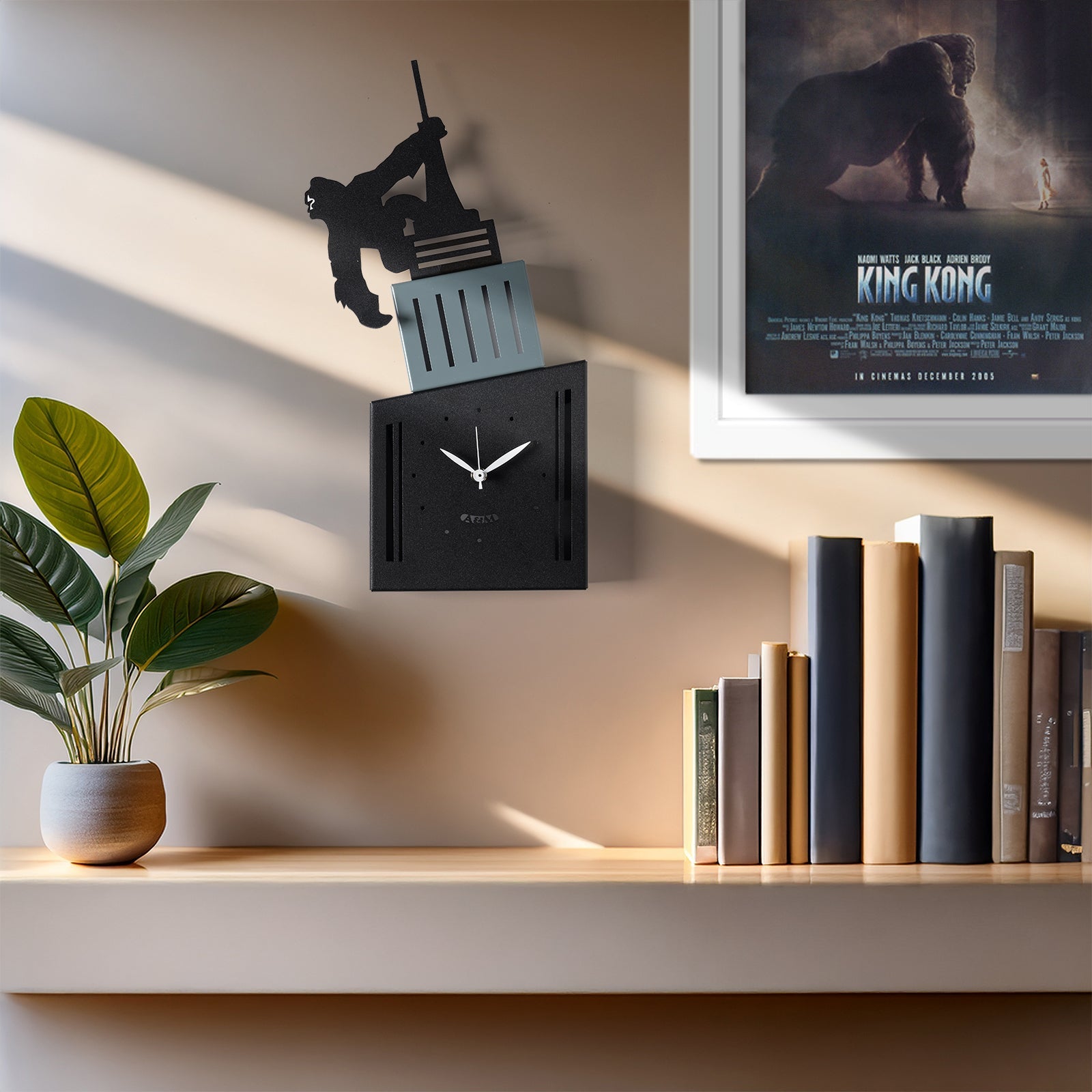 Orologio da parete di design King Kong Arti E Mestieri