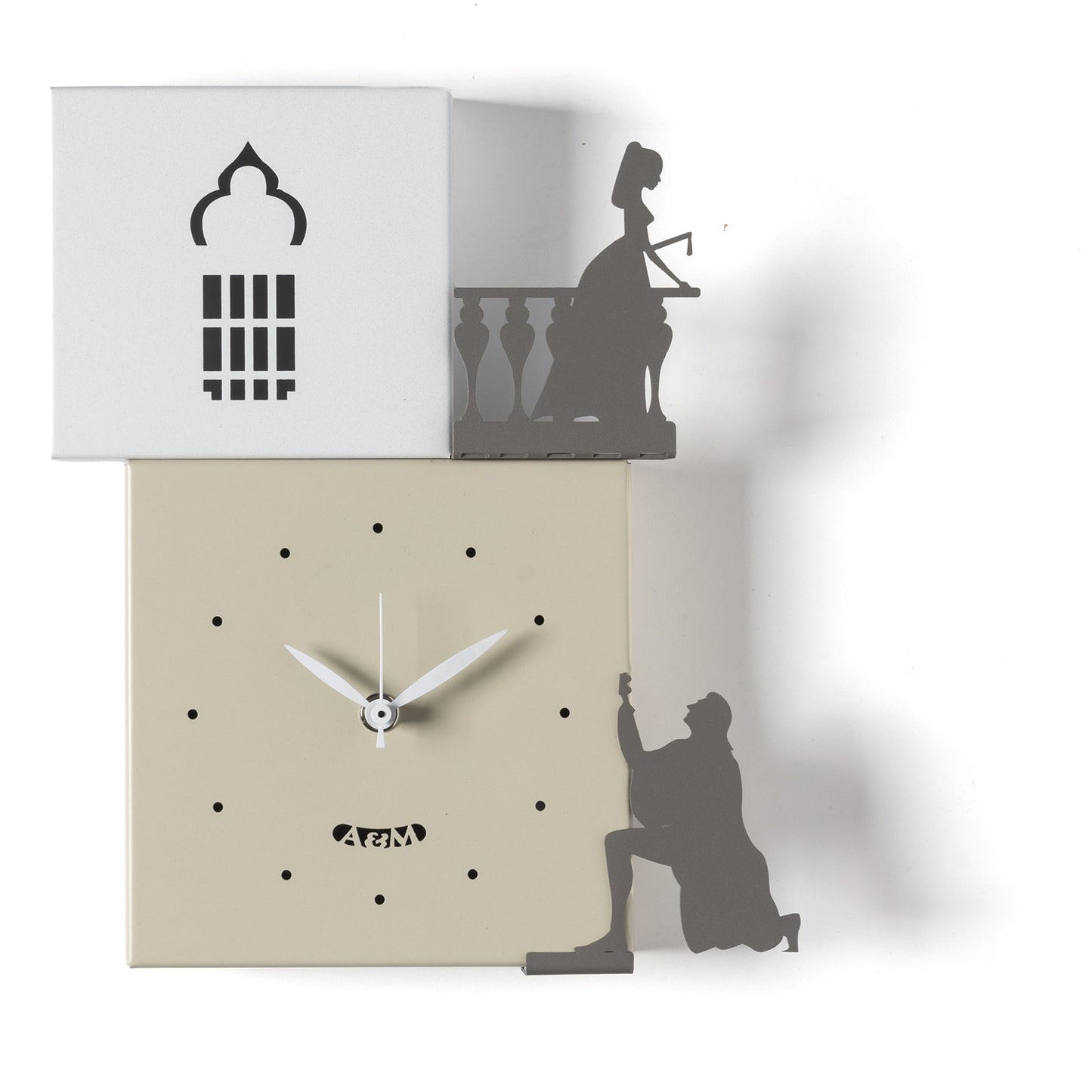 Orologio da parete di design Romeo e Giulietta Arti E Mestieri