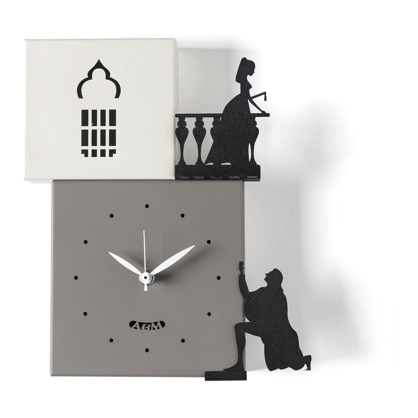 Orologio da parete di design Romeo e Giulietta Arti E Mestieri