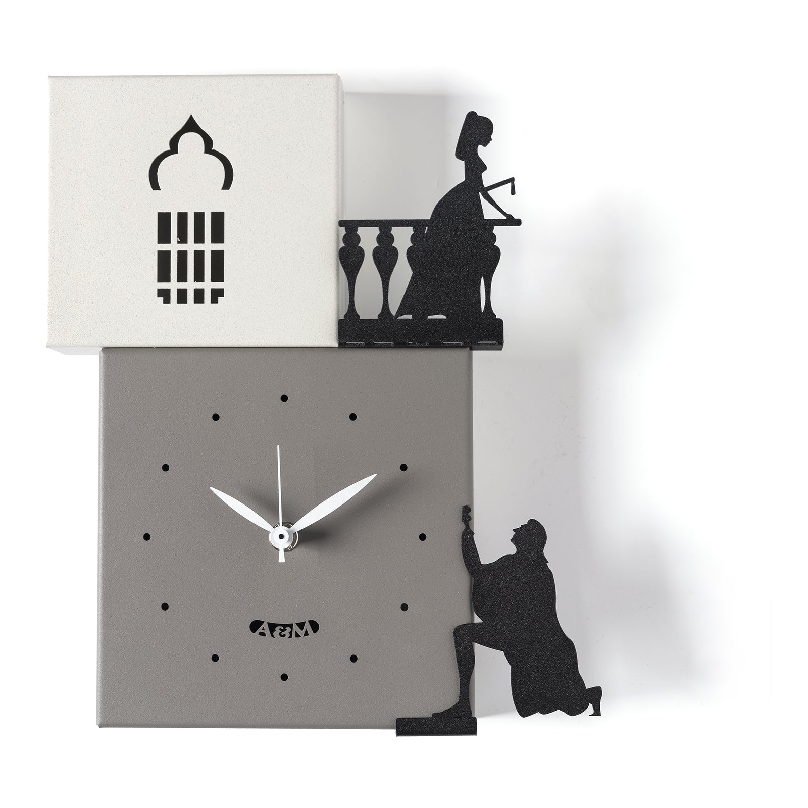 Orologio da parete di design Romeo e Giulietta Arti E Mestieri