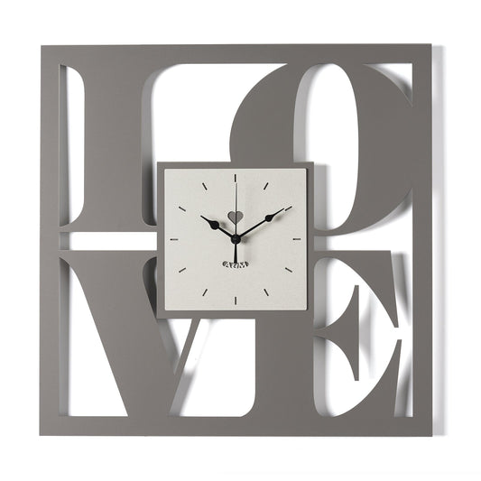 Orologio da parete di design Love Arti E Mestieri