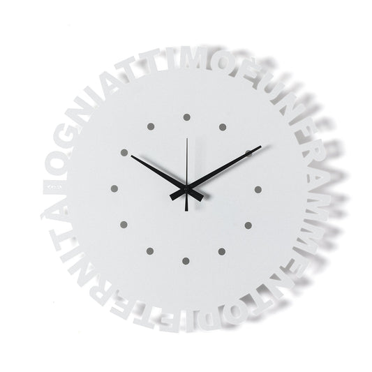 Orologio da parete minimal Wordshow Arti E Mestieri