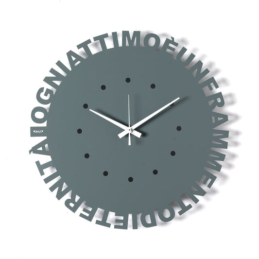 Orologio da parete minimal Wordshow Arti E Mestieri