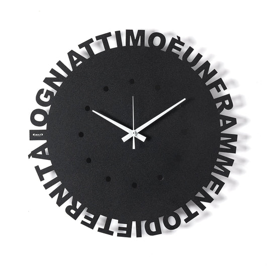Orologio da parete minimal Wordshow Arti E Mestieri