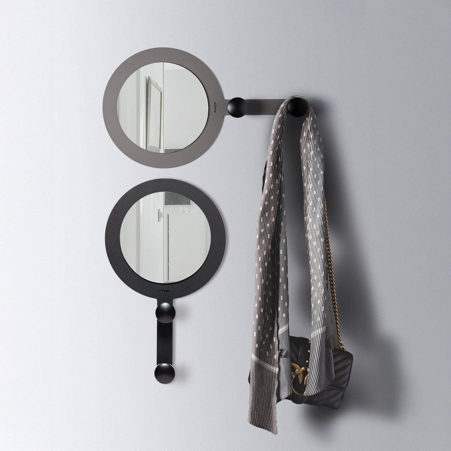 Specchio moderno da parete Riflesso & Appeso Arti E Mestieri