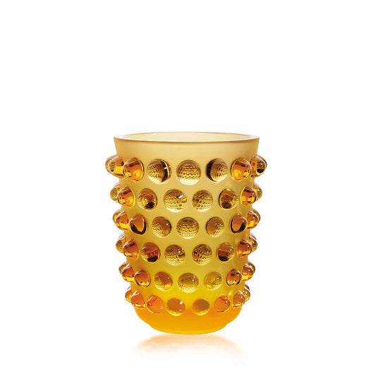 Iconic Mossi Vase Crystal Ambra