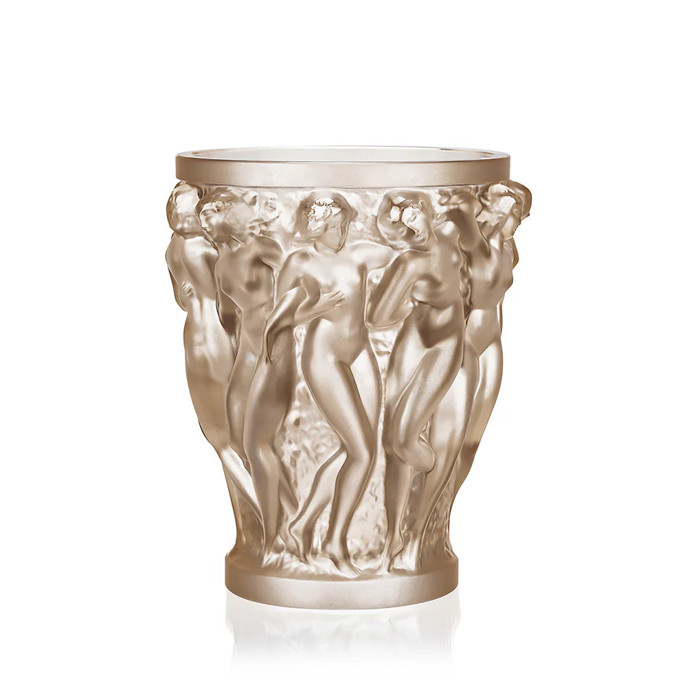 Vaso Bacchantes Cristallo trasparente, lucentezza dorata