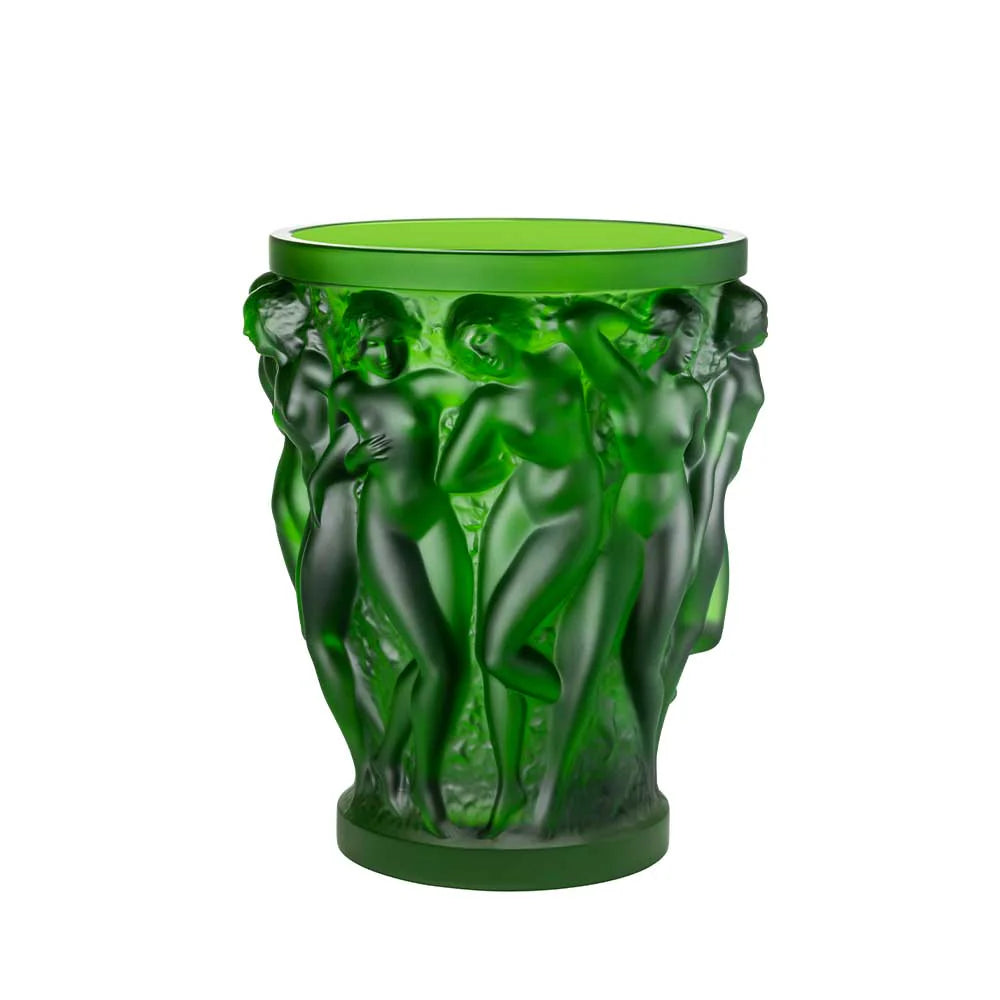 Vaso Bacchantes Cristallo verde amazzonico