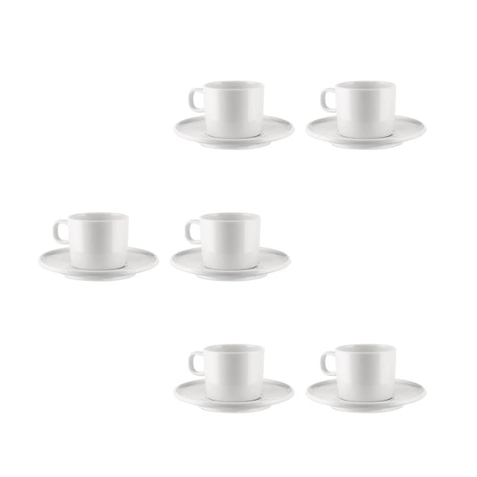 Set da 6 Tazze Caffè Platebowlcup