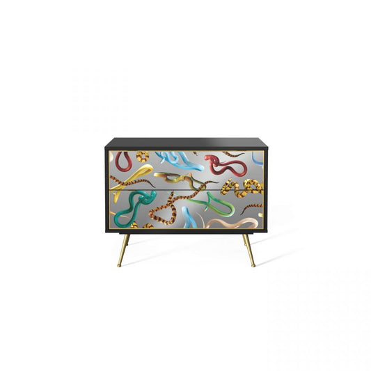Cassettiera a due cassetti Snakes