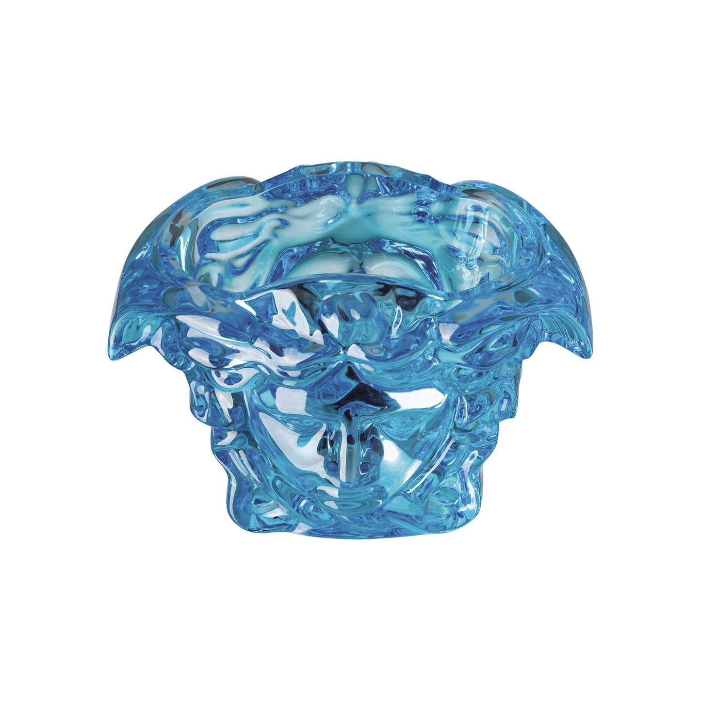 Medusa Grande Blue – Vaso in Cristallo Versace