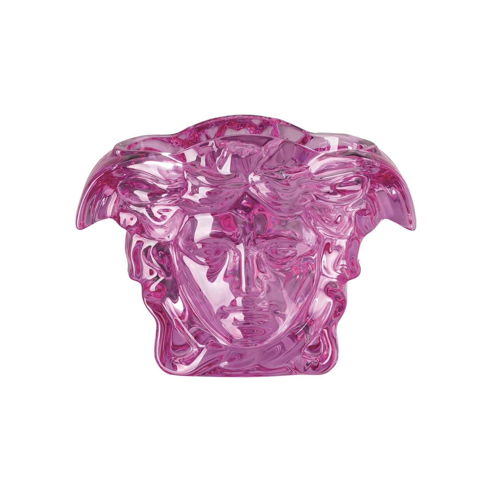Medusa Grande Pink – Vaso in Cristallo Versace