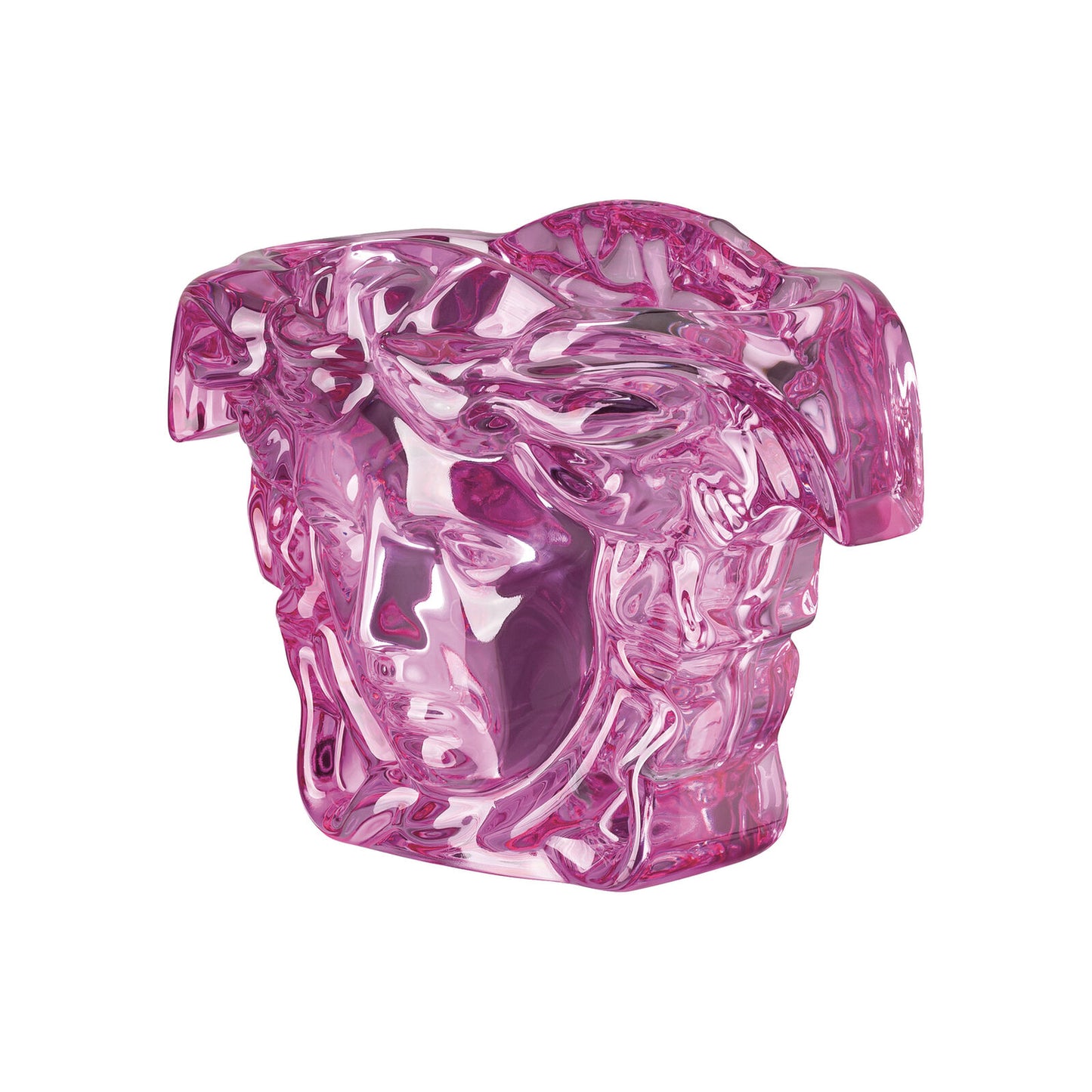 Medusa Grande Pink – Vaso in Cristallo Versace