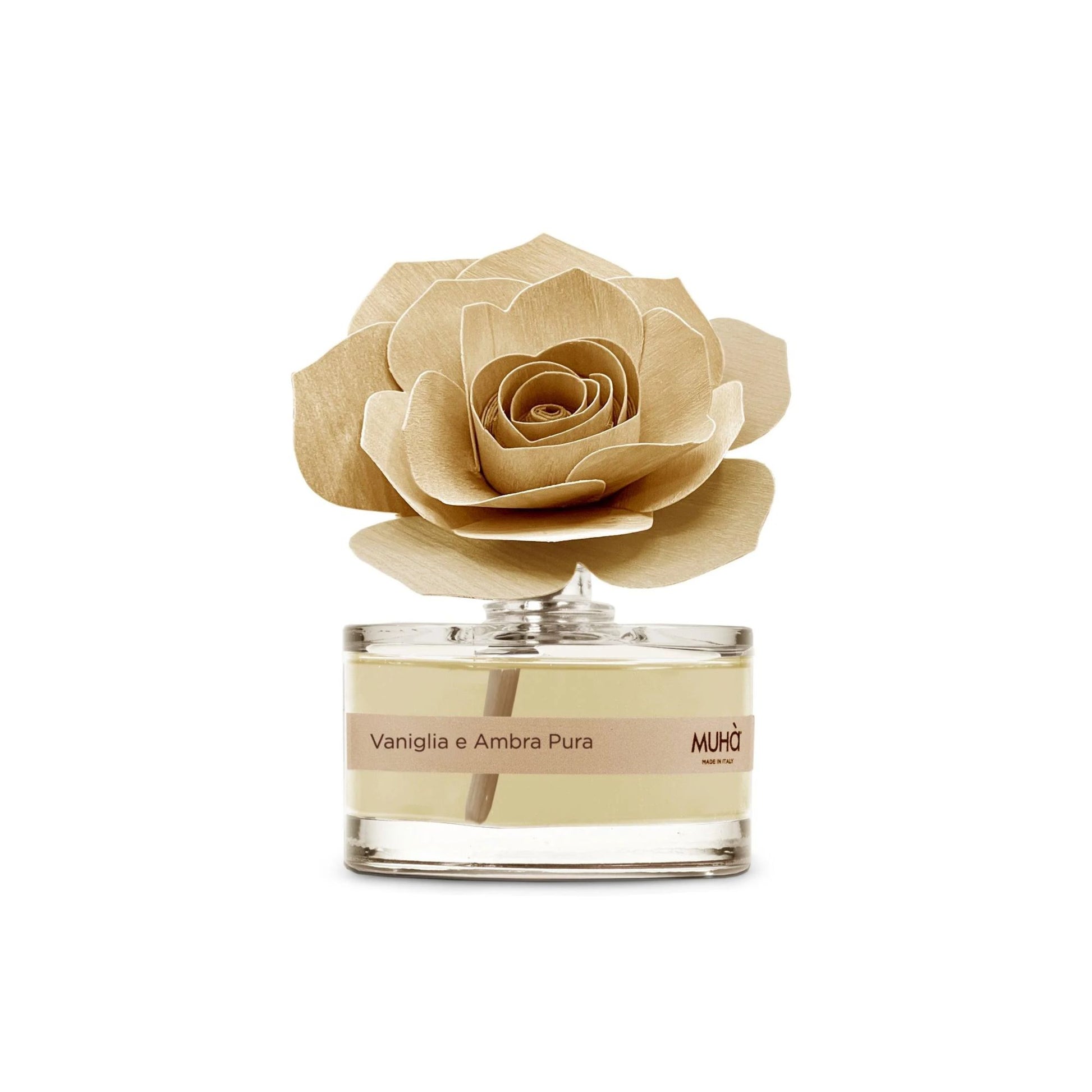 Rosa Natural 50Ml Vaniglia E Ambra Pura Muha