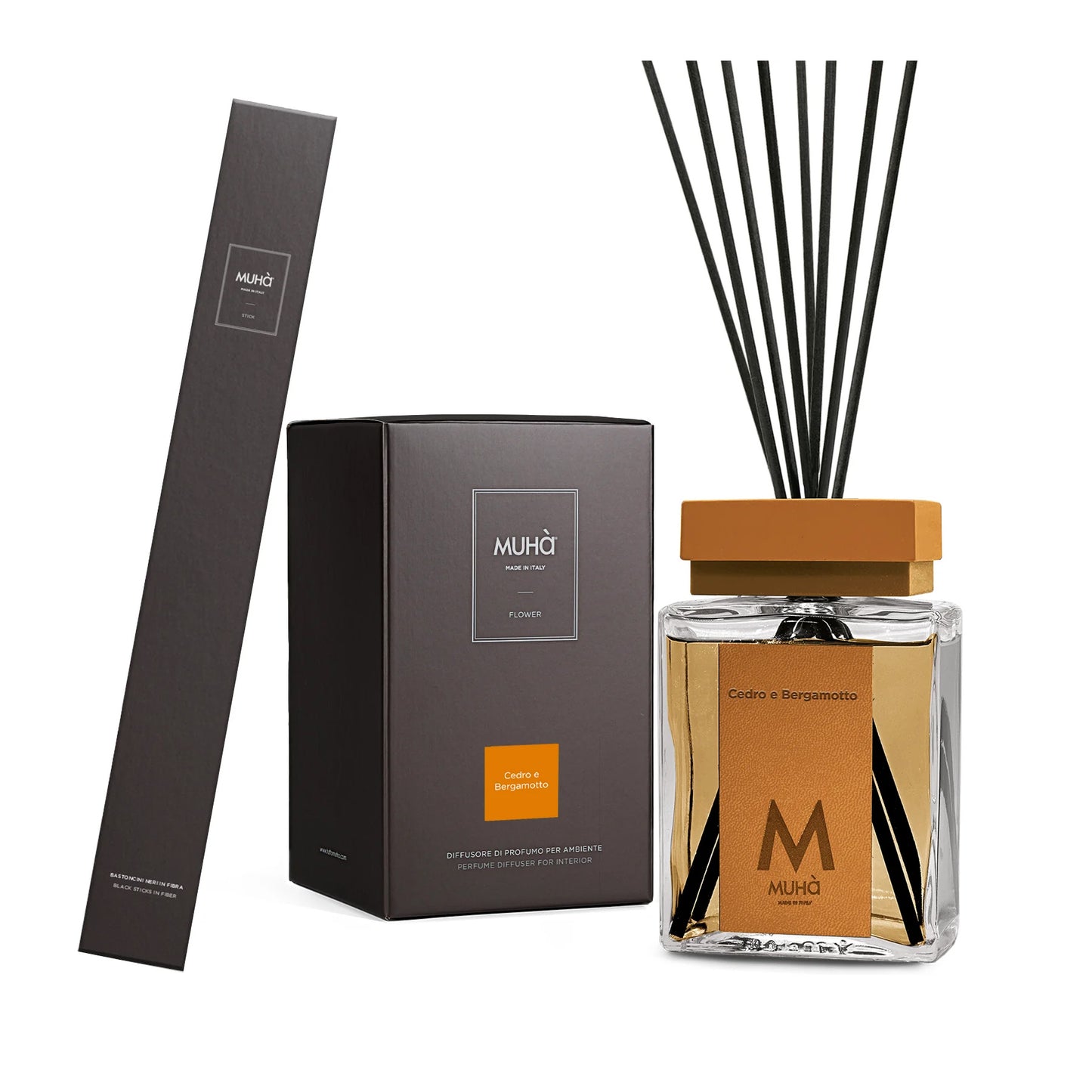 Perfume 200Ml Cedro E Bergamotto Muha