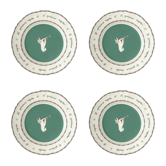 Set 4 piatti frutta Mano Bitossi Home