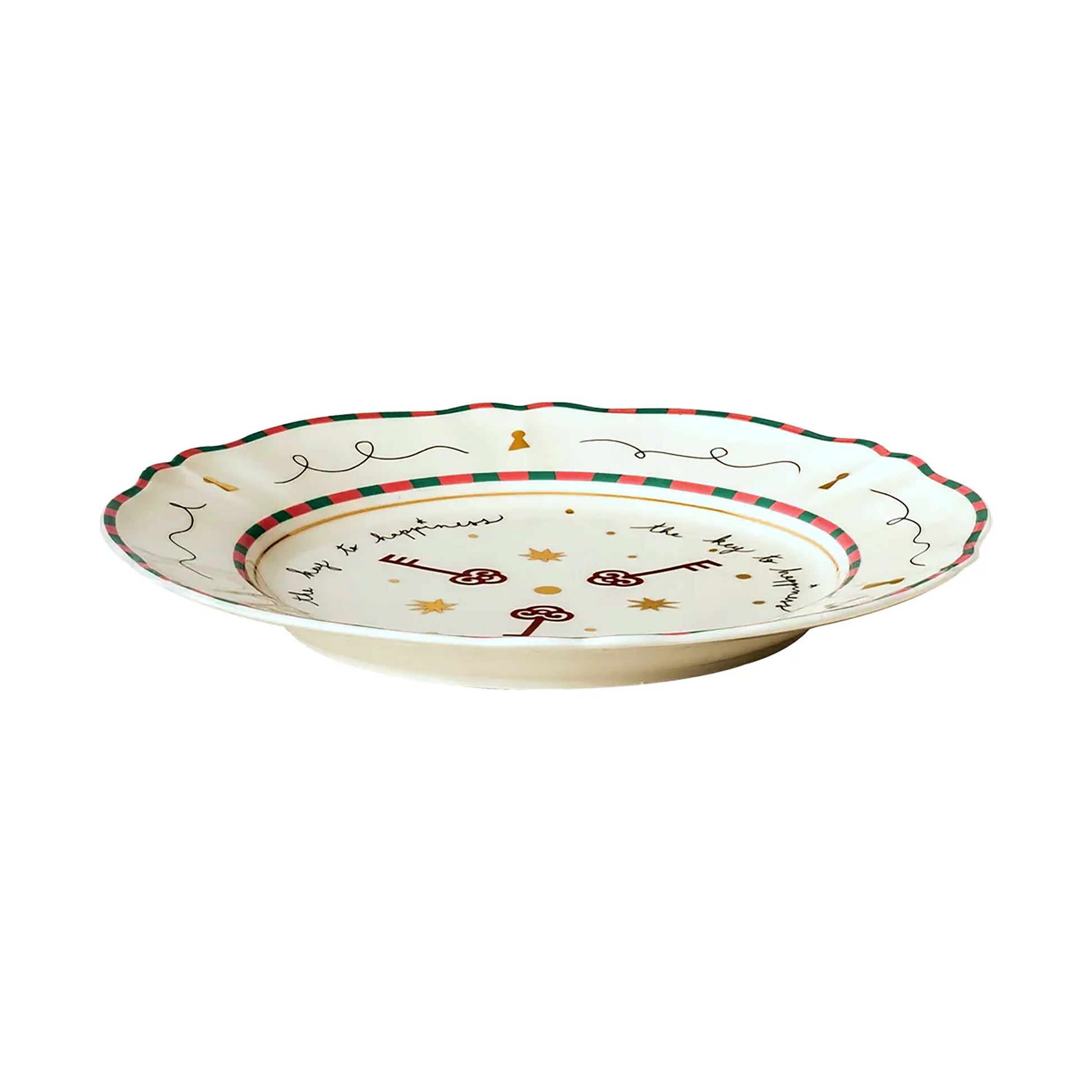 Set 4 piatti piani Chiavi Bitossi Home