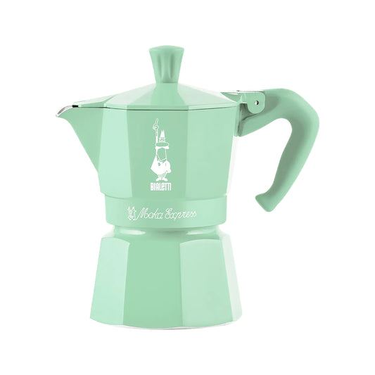 Moka Express 3Tz Menta Bialetti Exclusive
