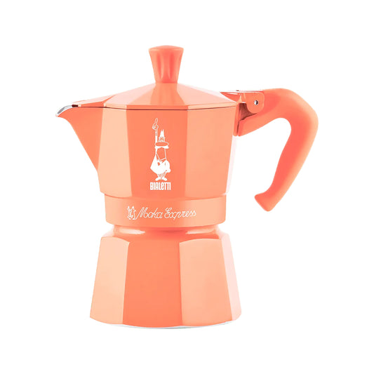 Moka Express 3Tz Arancio Bialetti Exclusive