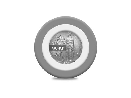 Car Symbol 100 Lire Grigio-Acqua&Sale