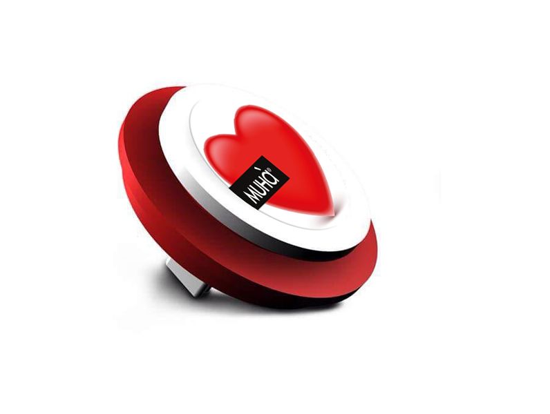Car Symbol Cuore Rosso-Melograno  Muha