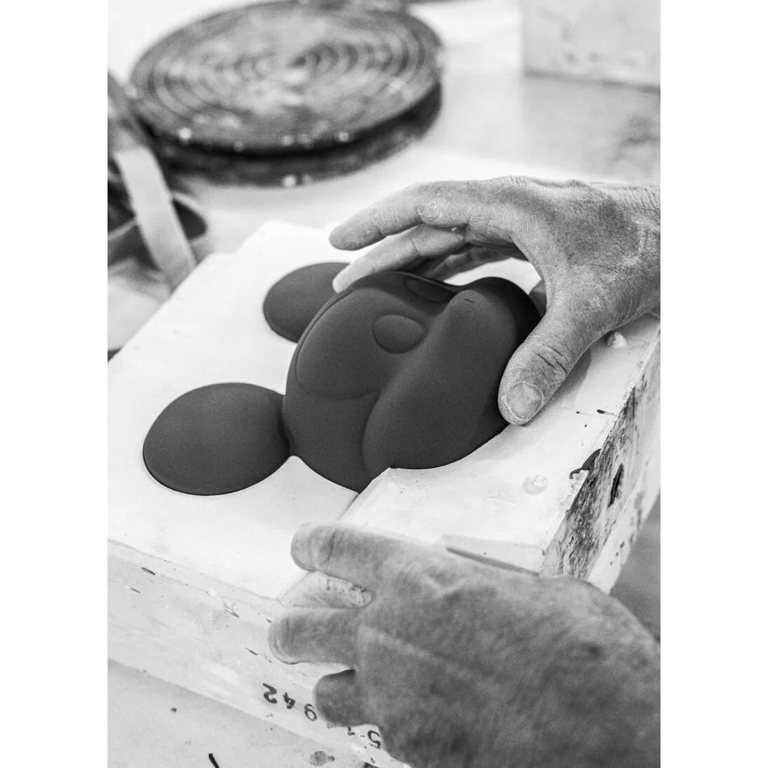 Scultura Mickey Total Black Lladro'