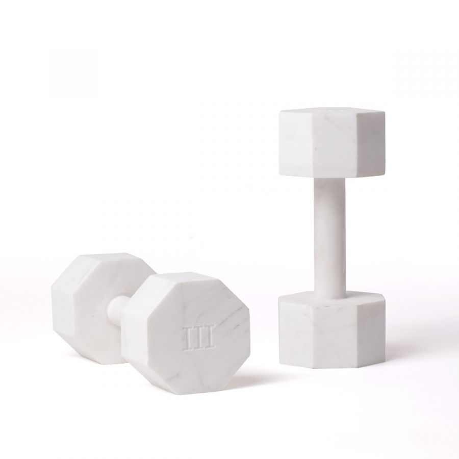 Set 2 Manubri In Marmo Lvdis-Collection Kg 3 Seletti