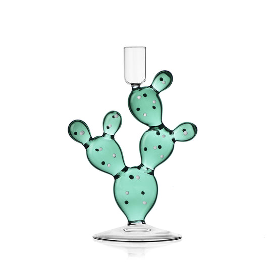 Candeliere cactus turchese