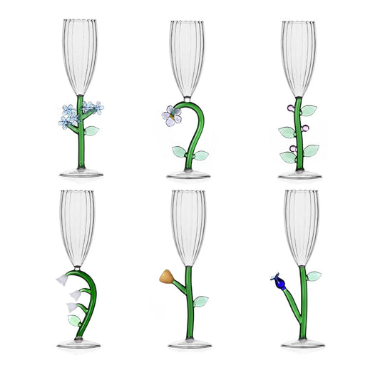 Set 6 flute Botanica