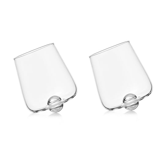 2 Pcs Tumbler Flottante Punto Clear New