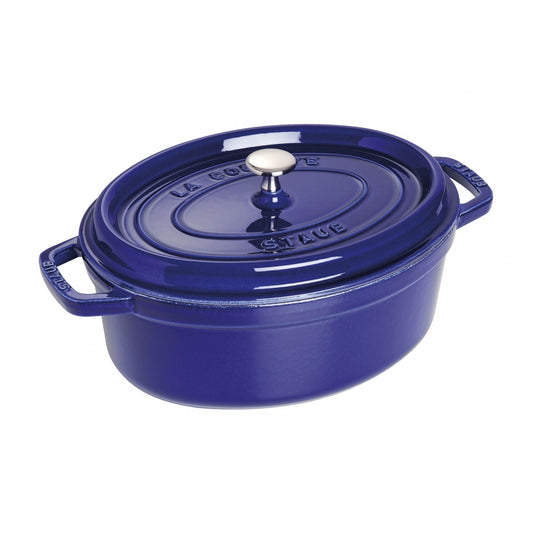 Cocotte ovale blu 31cm