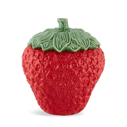 Biscottiera Fragola in Ceramica