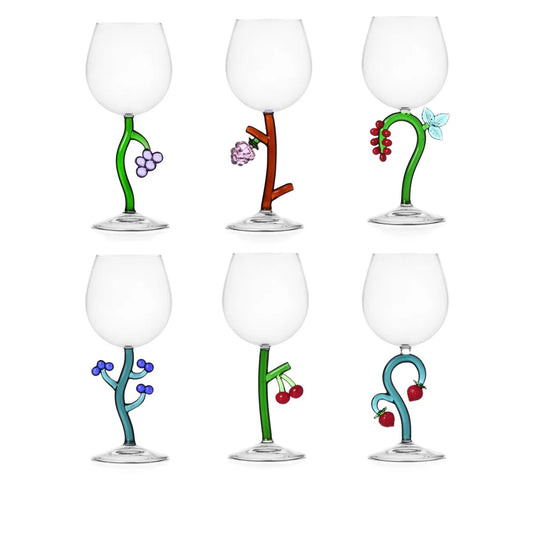Bicchieri da vino Fruits and Flowers (set da sei)