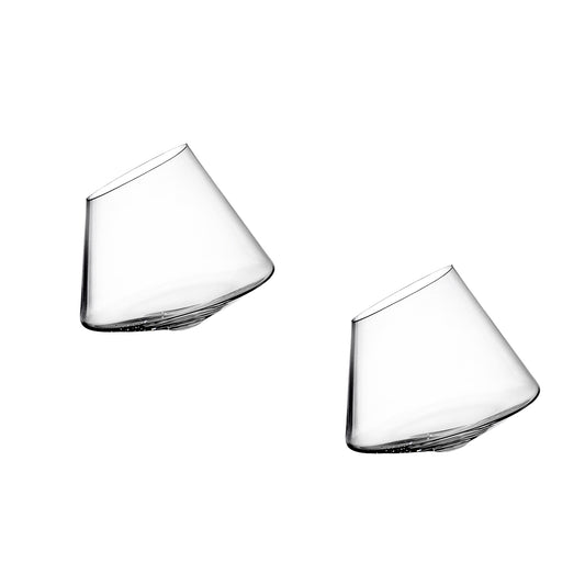 Set 2 bicchieri cognac flottanti
