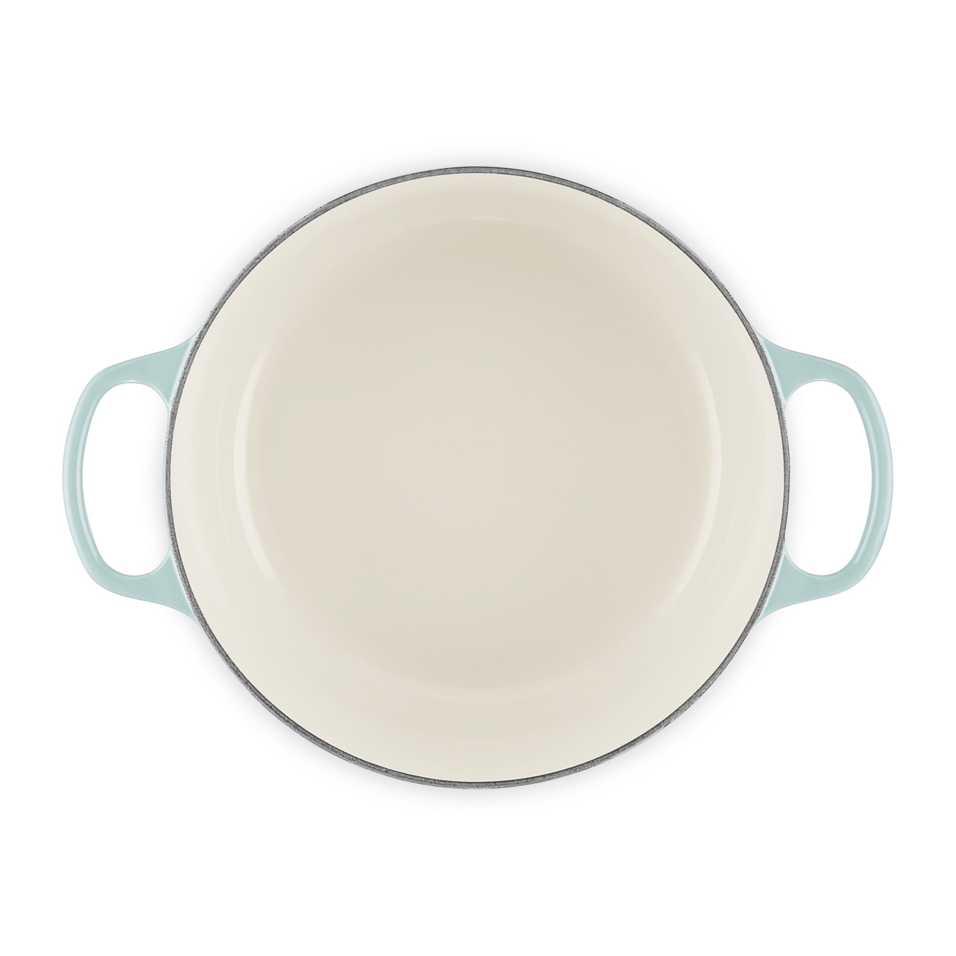 Cocotte rotonda Evo 26 - Sea Salt Le Creuset