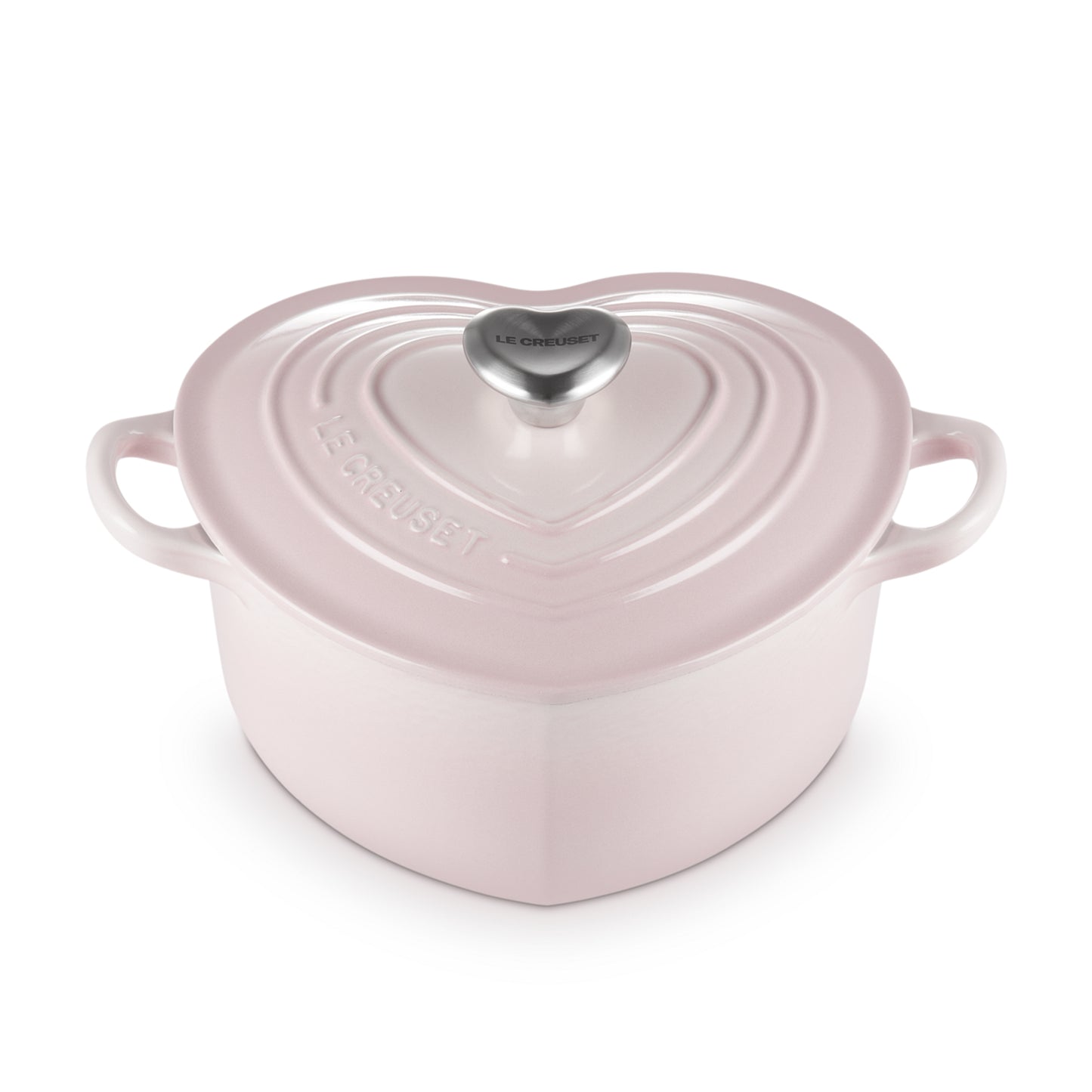 Cocotte a cuore in ghisa vetrificata con pomello a cuore 20 cm Le Creuset