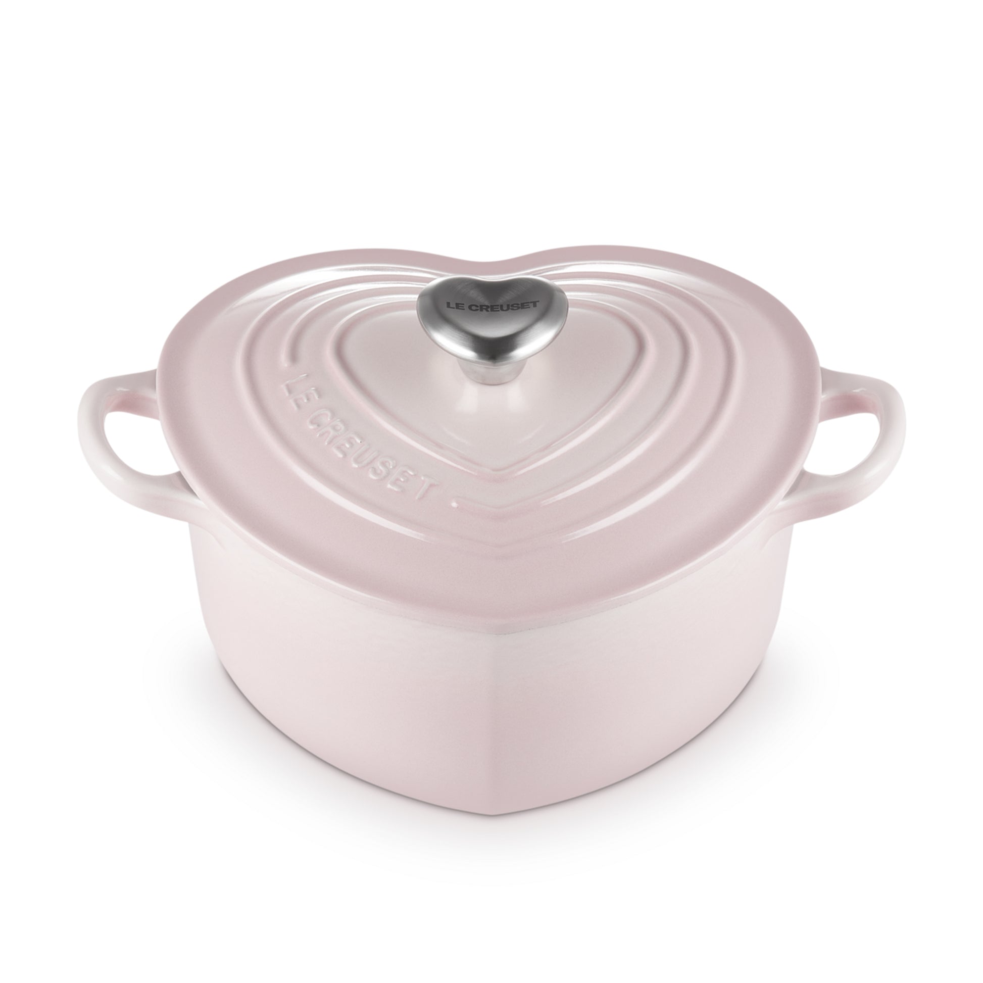 Cocotte a cuore in ghisa vetrificata con pomello a cuore 20 cm Le Creuset