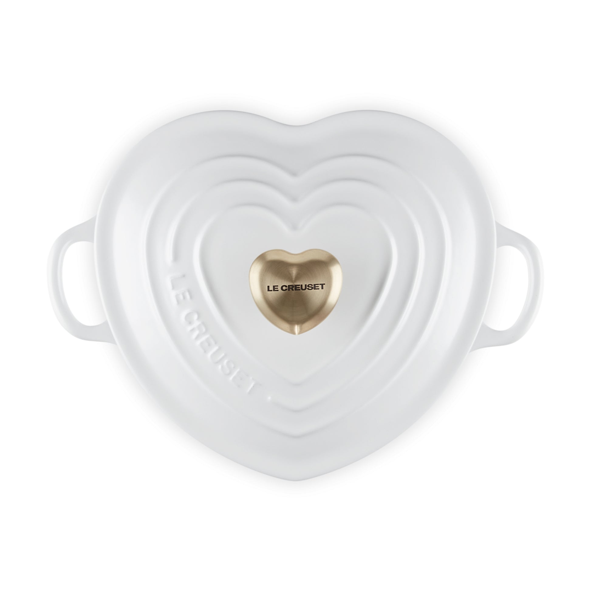 Cocotte a cuore in ghisa vetrificata con pomello a cuore 20 cm Le Creuset