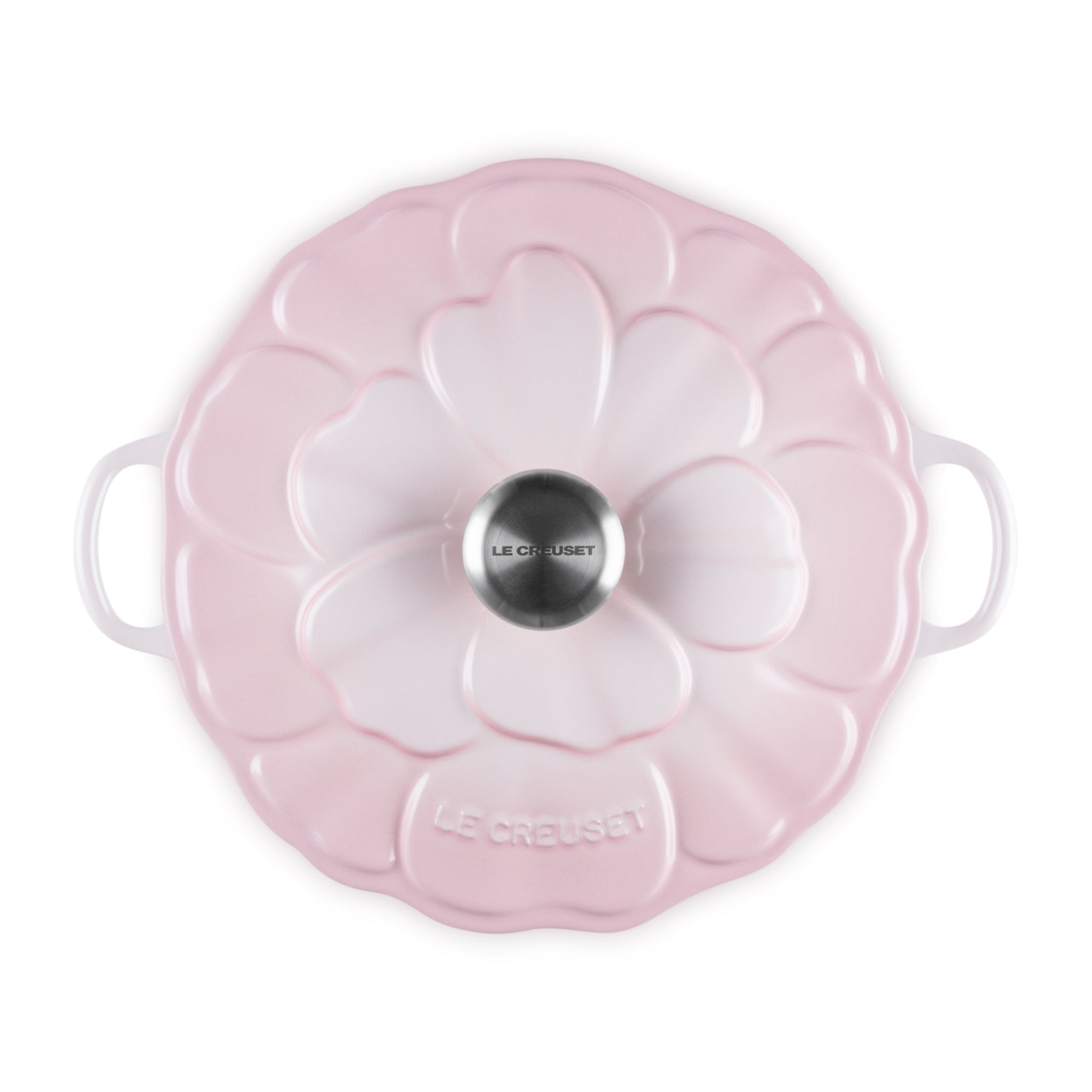 Tegame basso con coperchio a fiore in ghisa vetrificata 26 cm Le Creuset