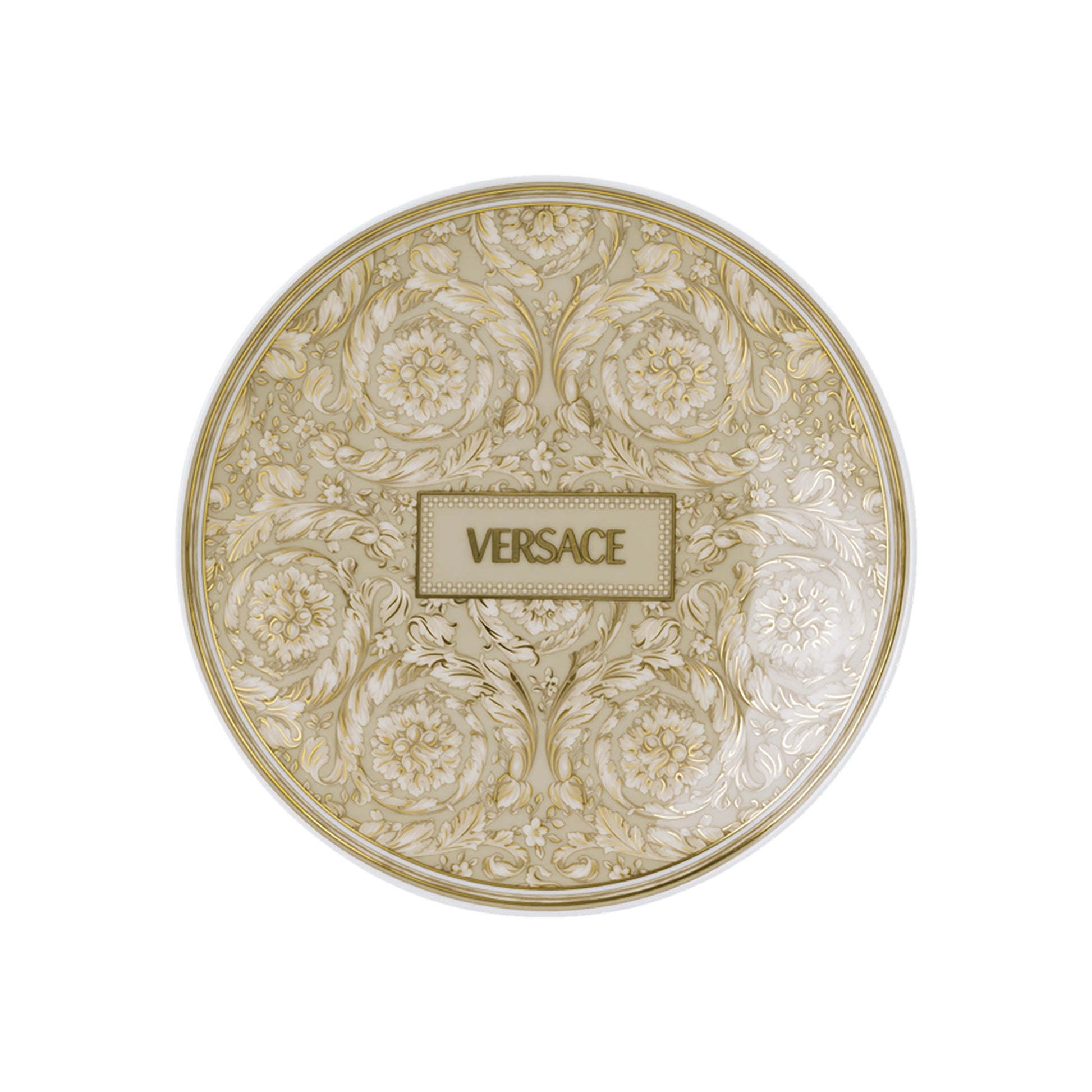 Barocco Beige Piatto piano 17 cm Versace Versace