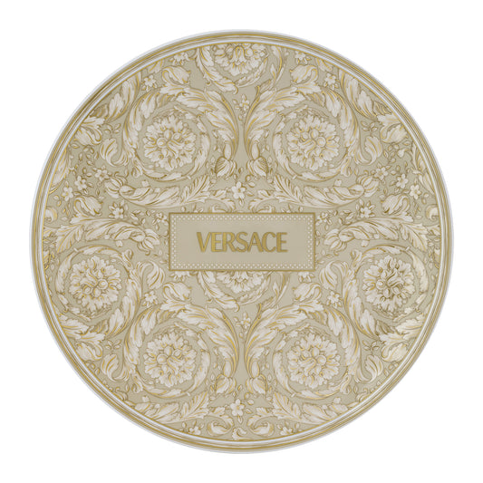 Barocco Beige Piatto piano 33 cm Versace