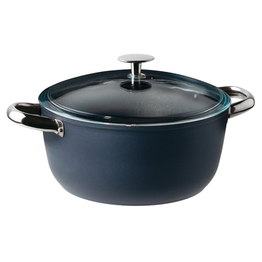 Casseruola Alta 2 Maniglie 24 Cm Midnight Blue
